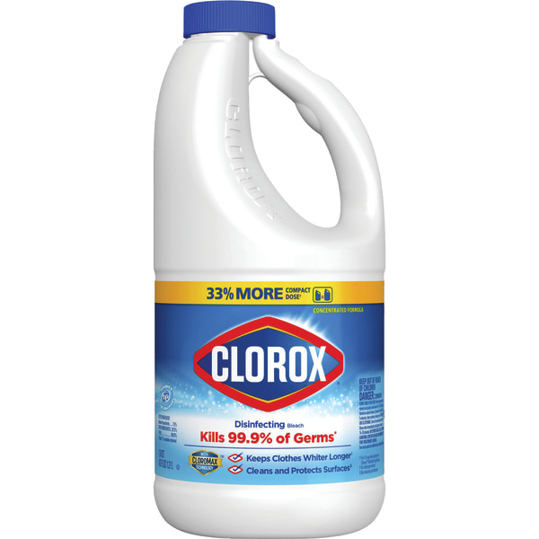 UPC 044600322605 product image for Clorox Disinfecting Concentrate Liquid Bleach, 42 Fl Oz, Clear | upcitemdb.com