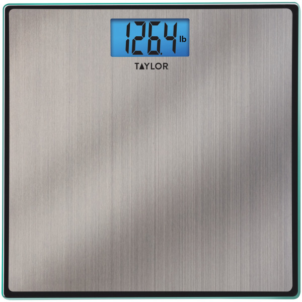 UPC 077784010907 product image for Taylor Precision Easy-To-Read 400 lb Capacity 74074102 Bathroom Scale, 11-13/16