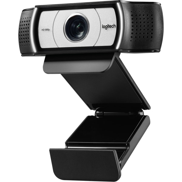 Logitech C930e 1080p HD Portable Webcam, 2 Megapixels, Black (960-000971)