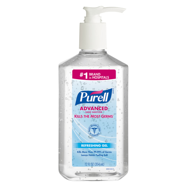 PURELL® Advanced Hand Sanitizer - 5 pieces fl oz Table Top Pump Bottle