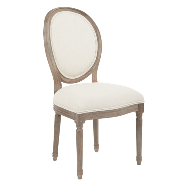 OSP Home Furnishings - Lillian Oval Back Chair - Linen