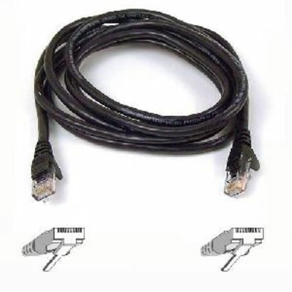 UPC 722868467459 product image for Belkin 100ft Cat6 Snagless Molded Patch Cable RJ45 - patch cable - ethernet - bl | upcitemdb.com