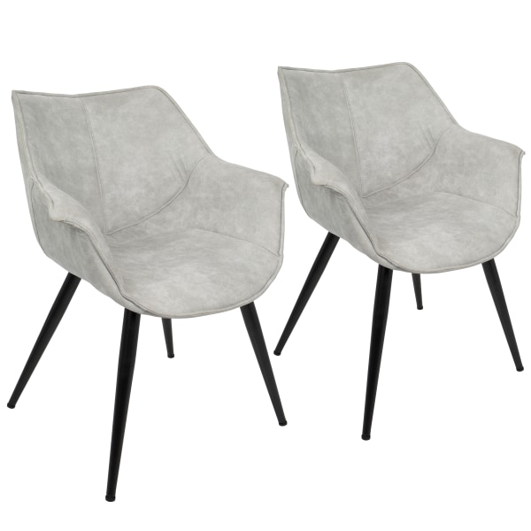 LumiSource Wrangler Contemporary Accent Chair - Set of 2