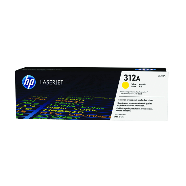 312A Yellow Toner Cartridge, CF382A