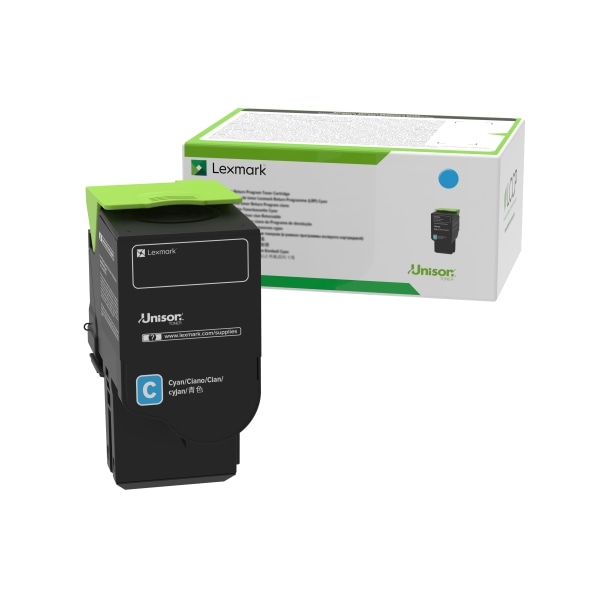 Lexmark™ 78C10CE Cyan Toner Cartridge