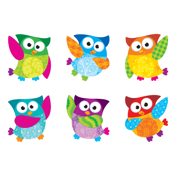 TREND Mini Accents Variety Pack OwlStars 3 Assorted Colors