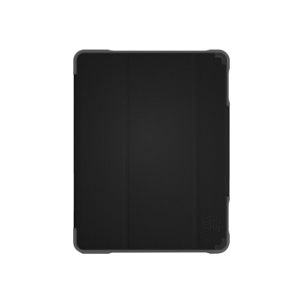 Photos - Tablet Case STM dux Plus Duo - Flip cover for tablet - rugged - polycarbonate, thermoplastic polyurethane  - black - academic - - S (TPU)