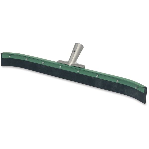 Unger AquaDozer Curved 24 Floor Squeegee - 23.62 EPDM Rubber Blade - Sturdy, Heavy Duty, Durable - Green, Black - FP60C - Home and Garden Powder-coated steel frame is durable for long-last sku FP60C