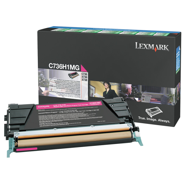 Lexmark™ C736H1MG Magenta High Yield Return Toner Cartridge