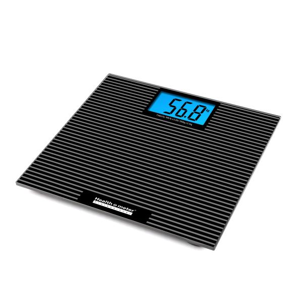 Health o Meter Digital Glass Scale  440 lb  180 kg Maximum Weight Capacity  Black