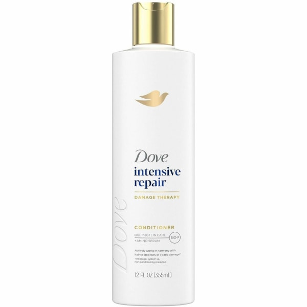 Dove Intensive Repair Hair Conditioner - 12 fl oz (354.9 mL) - Bottle Dispenser - Hair - White - Moisturizing - 1 Each
