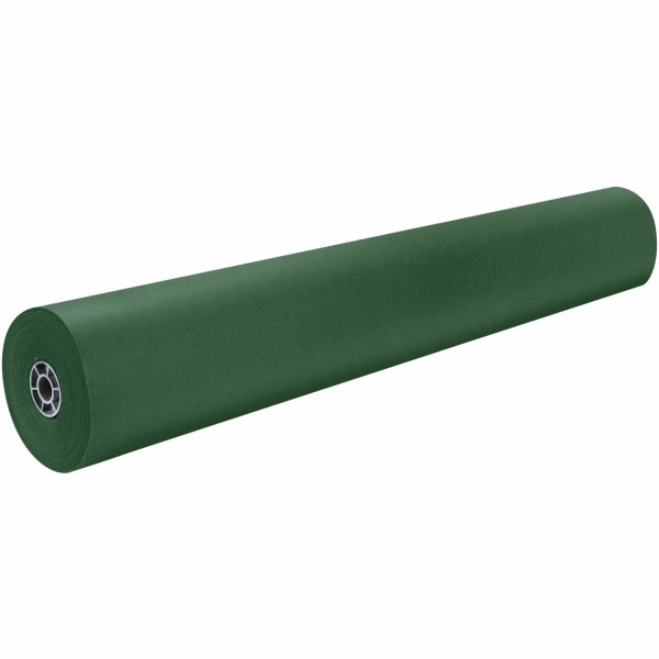 Rainbow Duo-Finish Paper Roll, 36W x 1000, Emerald (0063140) | Quill