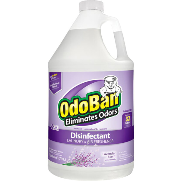 UPC 732109917957 product image for OdoBan Odor Eliminator Disinfectant Concentrate, Lavender Scent, 128 Oz Bottle | upcitemdb.com