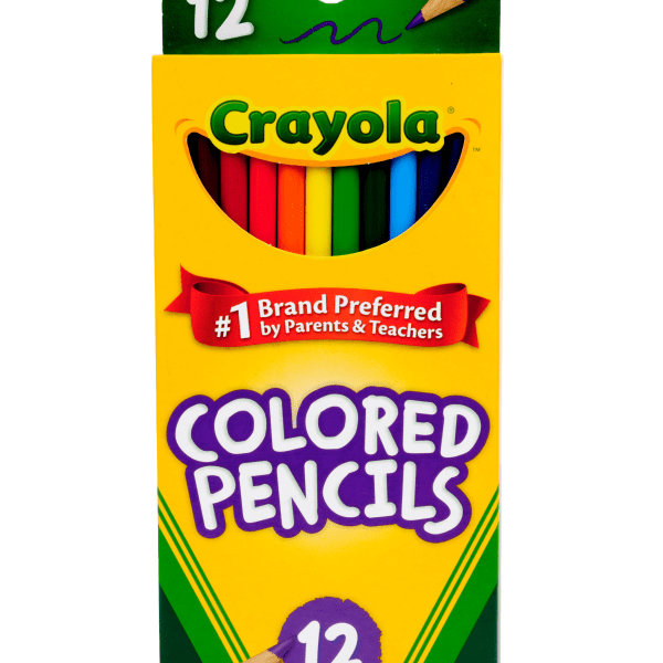 Color Pencils, Assorted Colors, Set Of 12 Color Pencils