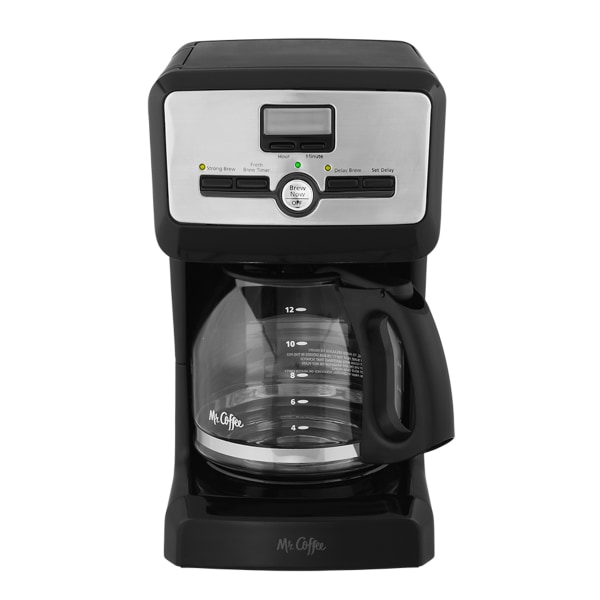 Mr. Coffee 12-Cup 900-Watt Programmable Coffee Maker, Black -  995116733M