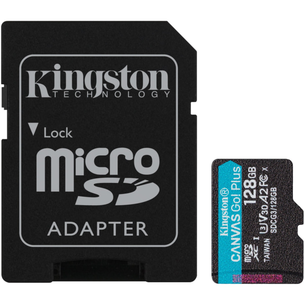 UPC 740617301182 product image for Kingston Canvas Go! Plus SDCG3 128 GB Class 10/UHS-I (U3) microSDXC - 170 MB/s R | upcitemdb.com
