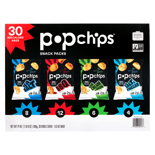 Popchips Variety Box (30 Pack)(Best By 07/09/25)