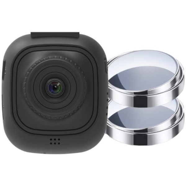 Photos - Dashcam MyGekoGear by Adesso Orbit 132 Full HD 1080p Wi-Fi Dash Cam with Blind Spot Mirrors and 8GB MicroSD Card - 1.5" Screen - Das