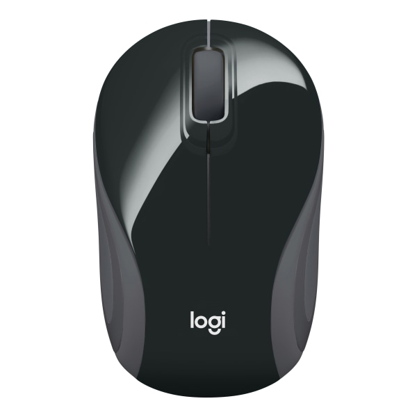 Logitech� M187 Mini Wireless Optical Mouse, Black, 910-005459