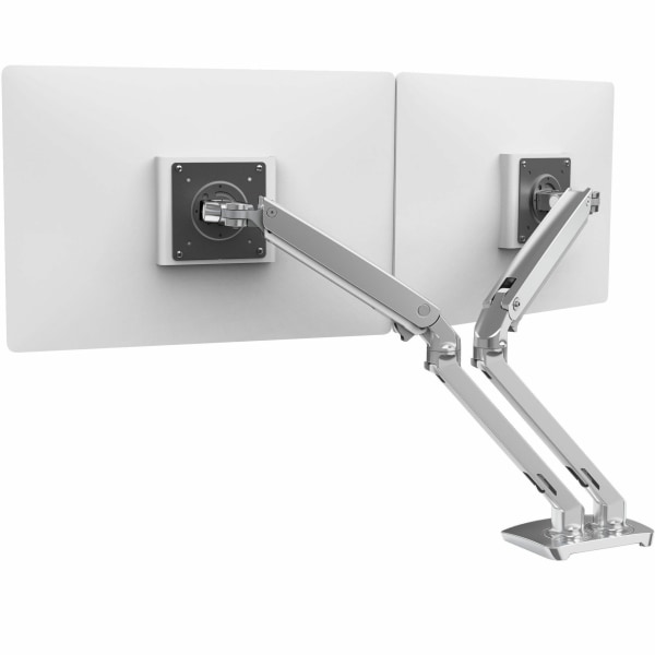 Photos - Mount/Stand Ergotron Mounting Arm for LCD Monitor - Polished Aluminum - 2 Display(s) Supported - 24" Screen Support - 40 lb Load Capacit 