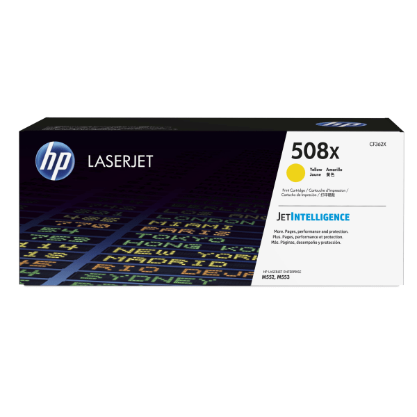 508X Yellow High Yield Toner Cartridge - HP CF362X
