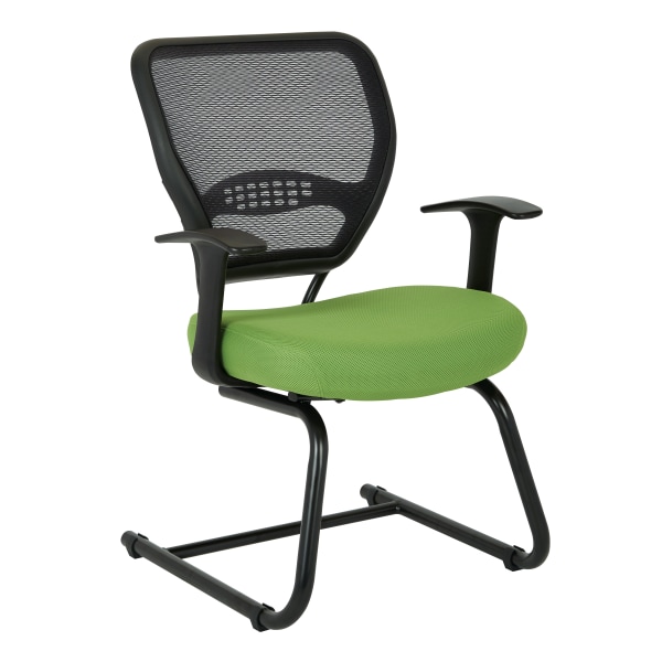 Office Star Space 55 Series Professional AirGrid Back Visitors Chair, Green - 5505-6 - Furniture Pull up this guest chair to keep visitors comforta sku 5505-6