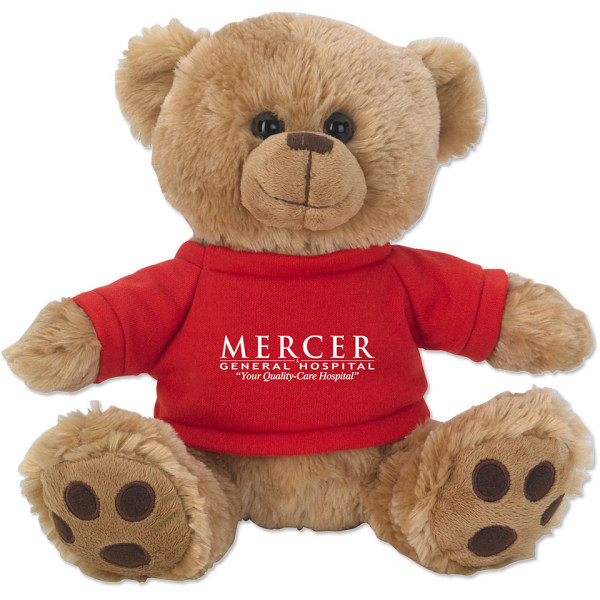 Custom Plush Big Paw Teddy Bears With Shirt, 8-1/2"" x 3"", Set Of 50 Bears -  Holland USA, D45791