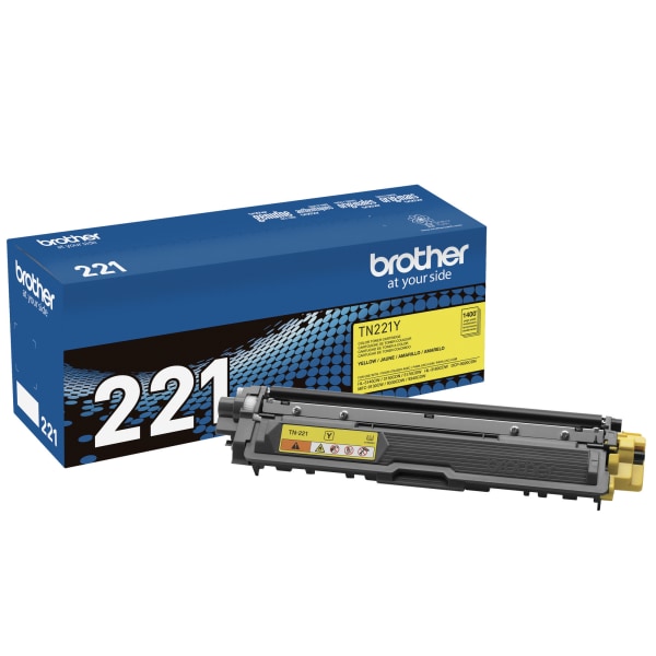 Brother® TN-221Y Yellow Toner Cartridge