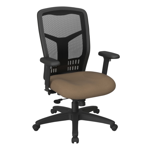 Office Star ProGrid Mesh High-Back Managers Chair, Taupe - 90662-232 - Furniture Stay comfortable and productive throughout the wor sku 90662-232