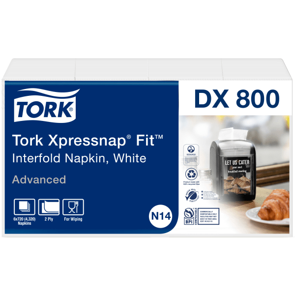 TORK Xpressnap Fit Interfold Dispense Napkin