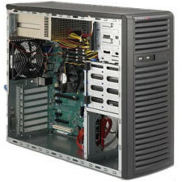 UPC 672042099955 product image for Supermicro SuperChasis System Cabient - Mid-tower - Black - 10 x Bay - 1 x Fan(s | upcitemdb.com