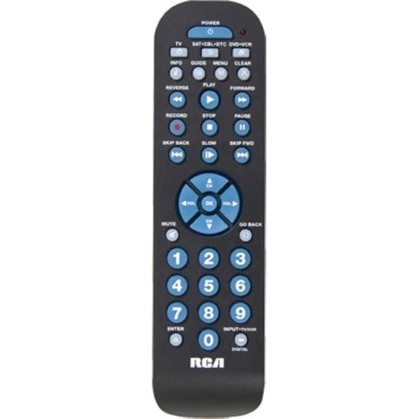 Office Depot And Officemax For Rca 3 Device Universal Remote For Tv Satellite Tv Dvd Player Vcr Convertor Box Accuweather Shop