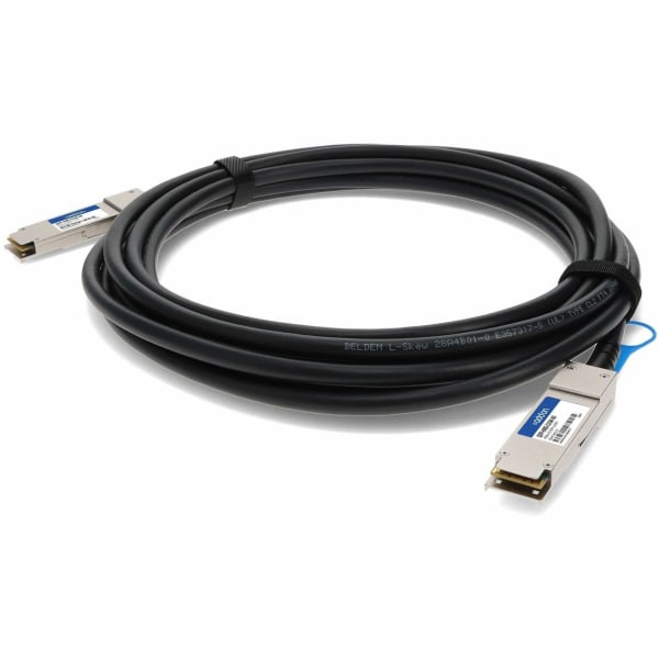 AddOn Cisco QSFP-H40G-CU1M Compatible TAA Compliant 40GBase-CU QSFP+ to QSFP+ Direct Attach Cable (Passive Twinax, 1m) - 100% compatible and guarantee