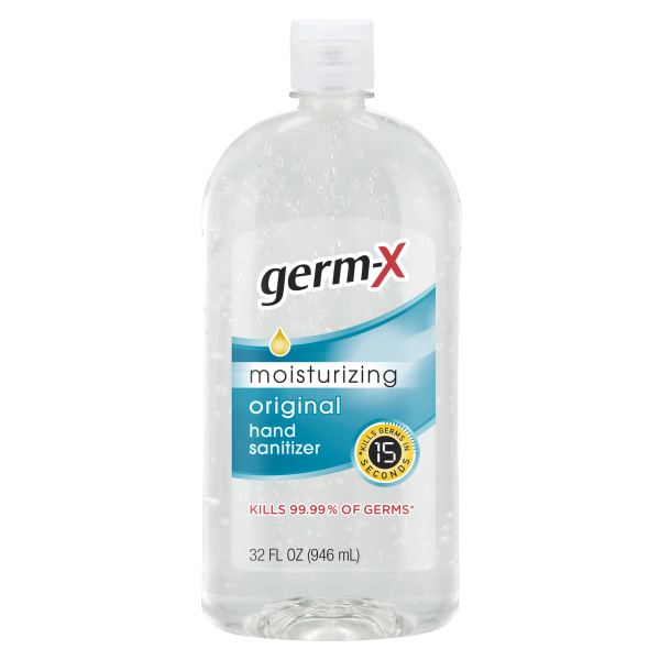 GERM-X (4-Pk) Original Hand Sanitizer  32 oz Flip-Cap Bottle