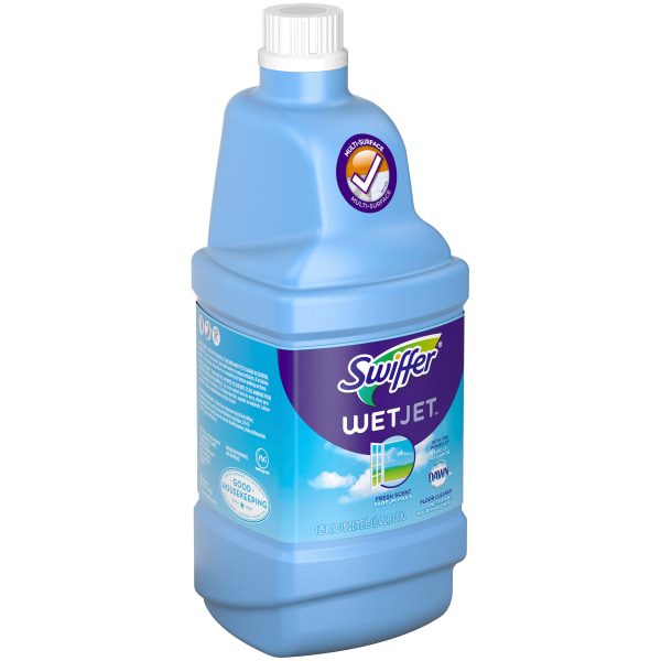 Swiffer WetJet Multipurpose Floor Cleaner Open Window Fresh Scent 422 Oz Bottle Case Of 4