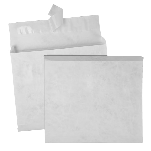 Survivor® 10 x 13 x 2 Expansion Mailers  Self Seal Closure  Made with DuPont™ Tyvek® Material  14 lb.  Puncture  Tear and Moisture Resistant  100 per Box