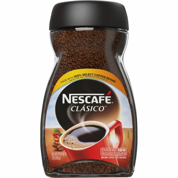 Nescafe Clasico Dark Roast Instant Coffee - Dark - 1 Each -  46123