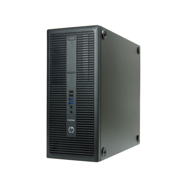 HP EliteDesk 800 G2-MT Refurbished Desktop PC, Intel® Core™ i7, 16GB Memory, 500GB Solid State Drive/2TB Hard Drive, Windows® 10 -  J1-800G2TA06