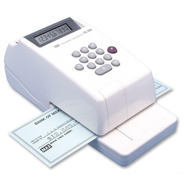 UPC 093818000546 product image for MAX USA Electronic Check Writer, 10-Digit, 3 13/16