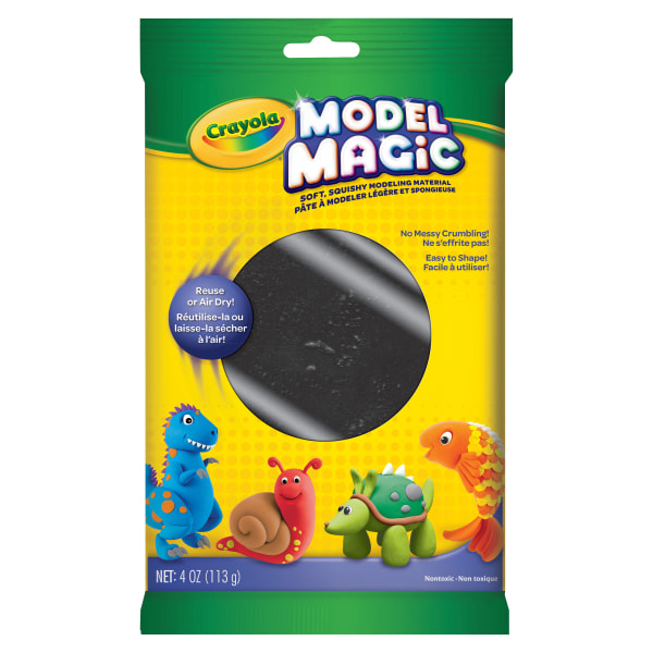 UPC 071662544515 product image for Model Magic Clay Modeling Material, 4 Oz, Black | upcitemdb.com