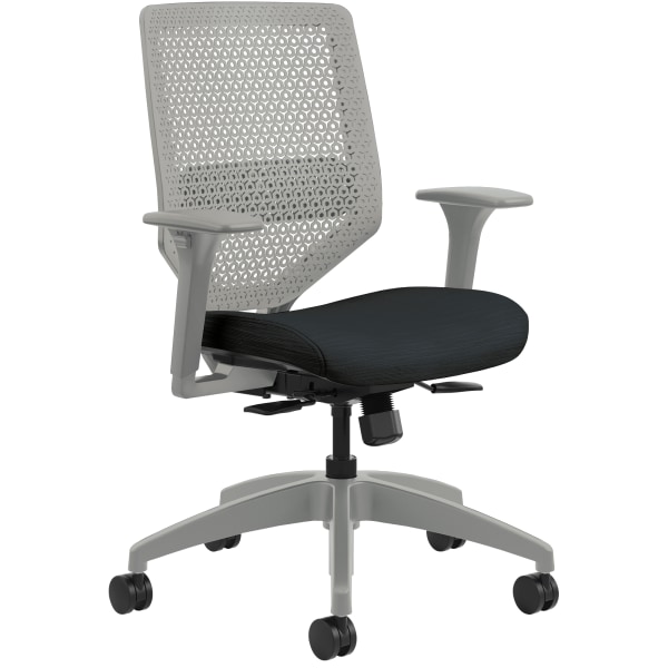 HON® Solve Fabric Mid-Back Task Chair, Ink/Titanium -  HONSVR1AILC10TK