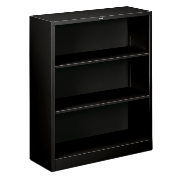 UPC 089192008087 product image for HON® Brigade Steel Bookcase, 3 Shelves, Black | upcitemdb.com