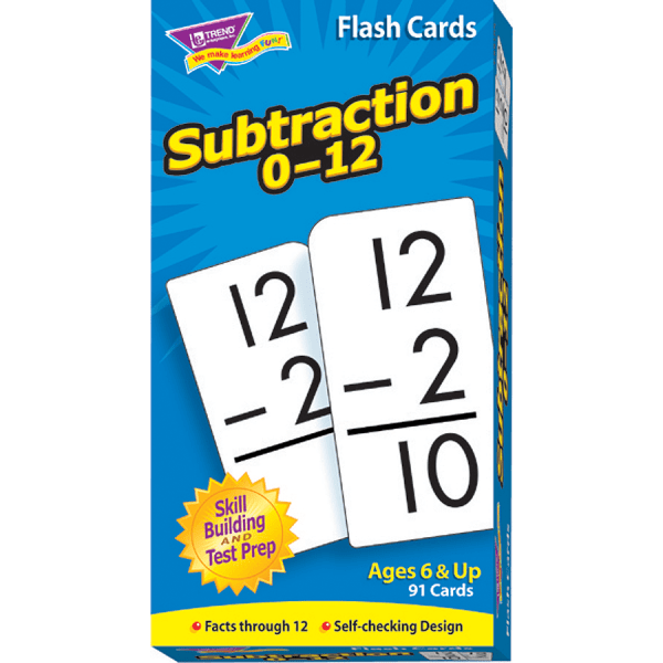 UPC 078628531039 product image for Trend® Skill Drill Flash Cards, Subtraction, Set Of 91 | upcitemdb.com
