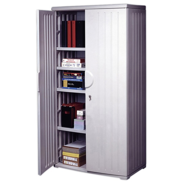 Iceberg OfficeWorks™ Storage Cabinet, 72""H x 36""W, Platinum -  92573