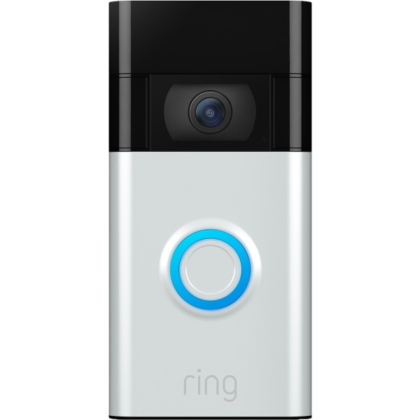 Ring HD Video Doorbell, Satin Nickel, 6022381 -  B08N5NQ869
