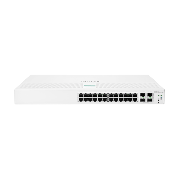 Aruba Instant On 1930 24G 4SFP/SFP Switch - Switch - L3 - managed - 24 x 10/100/1000 4 x 1 Gigabit / 10 Gigabit SFP - rack-mountable