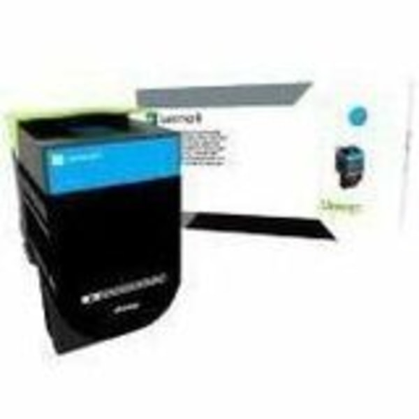 Lexmark™ 800H2 Cyan High Yield Return Program Toner Cartridge