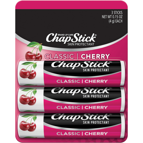 UPC 305730705301 product image for ChapStick Classic Lip Balms, Cherry, 0.15 Oz, Pack Of 3 Sticks | upcitemdb.com