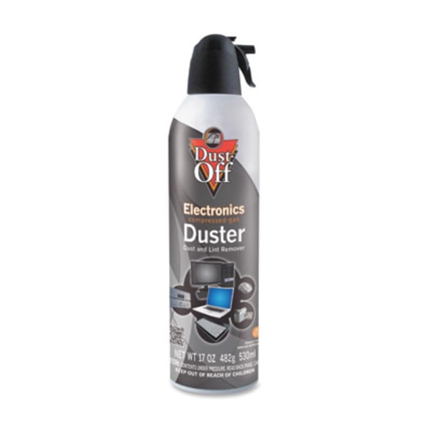 Falcon Dust-Off Jumbo Disposable Dusters - Ozone-safe, Moisture-free - Gray - 1 Each