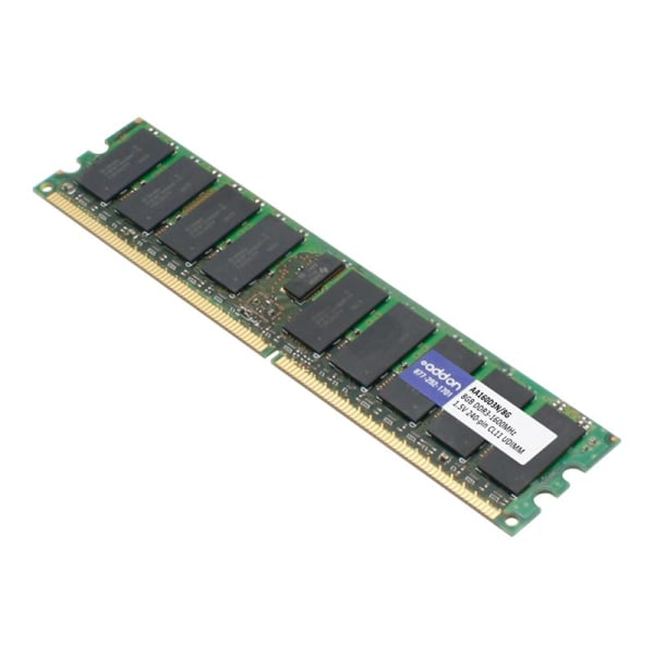 AddOn AA160D3N/8G x1 JEDEC Standard 8GB DDR3-1600MHz Unbuffered Dual Rank 1.5V 240-pin CL11 UDIMM - 100% compatible and guaranteed to work